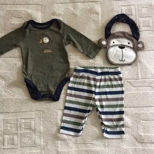 0-3 month outfit set